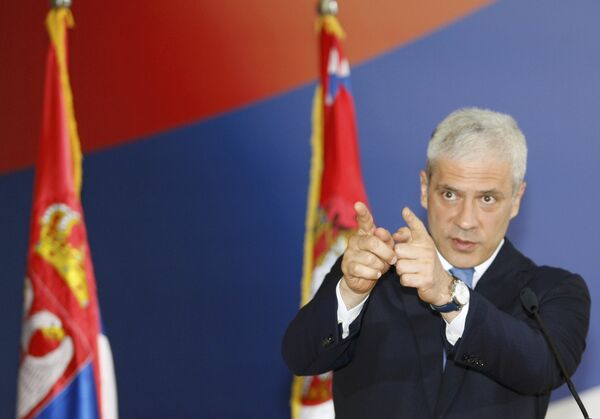 El presidente de Serbia, Boris Tadic - Sputnik Mundo