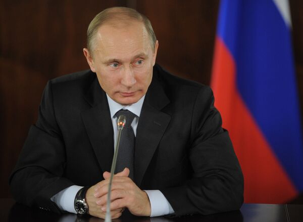 Primer ministro y candidato a la presidencia de Rusia, Vladímir Putin - Sputnik Mundo