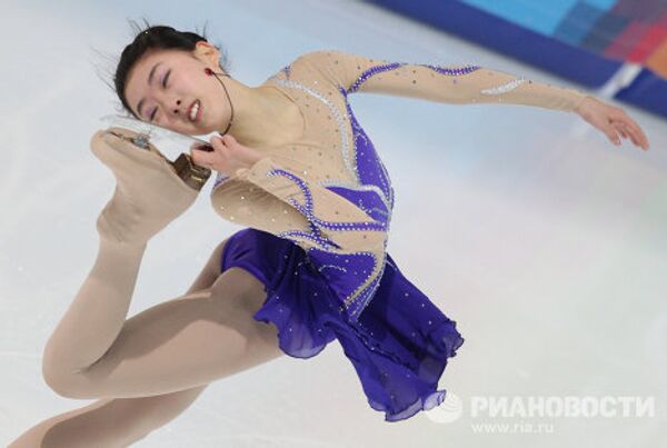 Triunfadores de las competiciones de patinaje artístico en las Olimpiadas Juveniles de Invierno 2012 - Sputnik Mundo