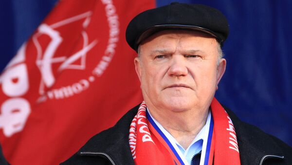 Guennadi Ziugánov, líder del Partido Comunista ruso - Sputnik Mundo