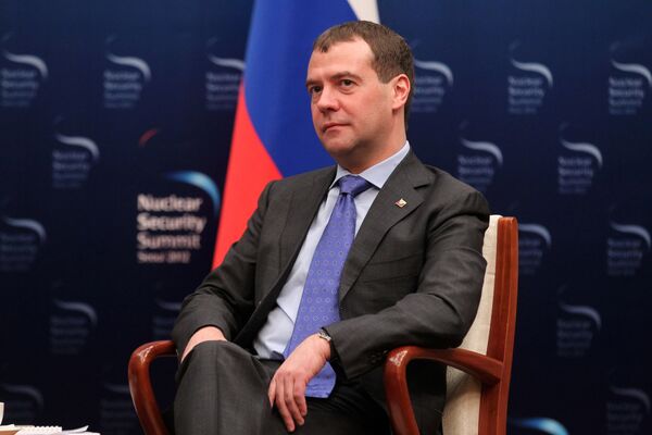 Presidente de Rusia, Dmitri Medvédev - Sputnik Mundo