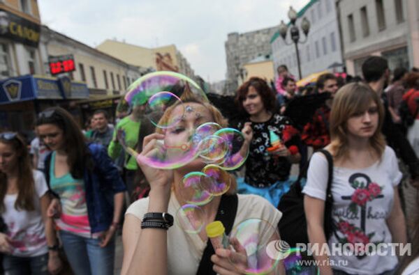 Parada de burbujas de jabón  - Sputnik Mundo