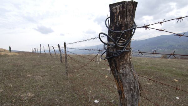 La frontera de Georgia con Osetia del Sur - Sputnik Mundo