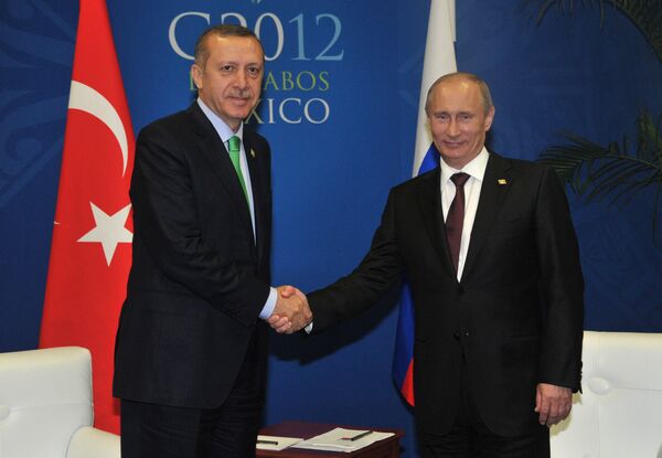 Recep Tayyip Erdogan y Vladímir Putin - Sputnik Mundo