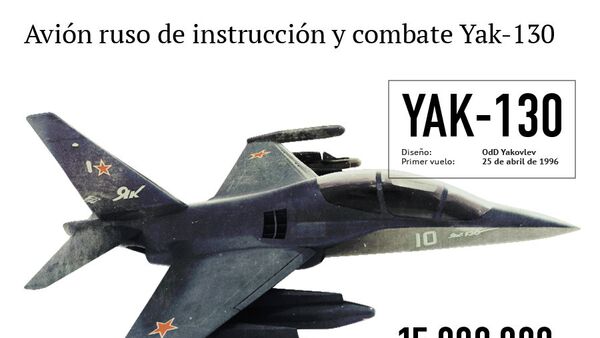 Avión ruso de instrucción y combate Yak-130 - Sputnik Mundo