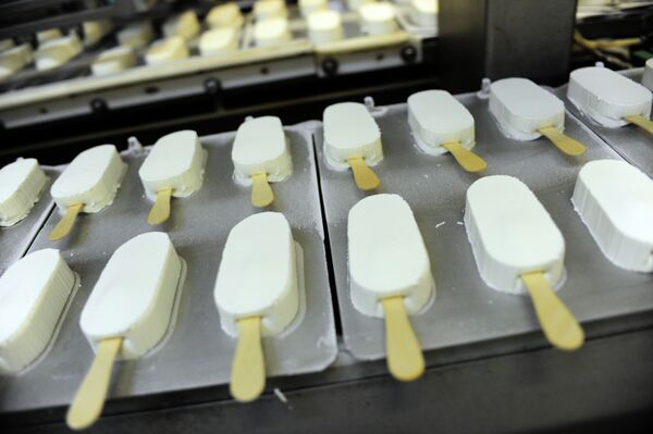 Fabricación de helados en Ekaterimburgo - Sputnik Mundo