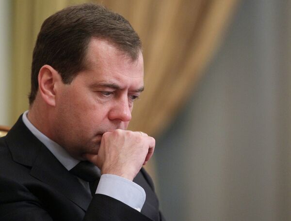 Primer ministro ruso Dmitri Medvedev - Sputnik Mundo
