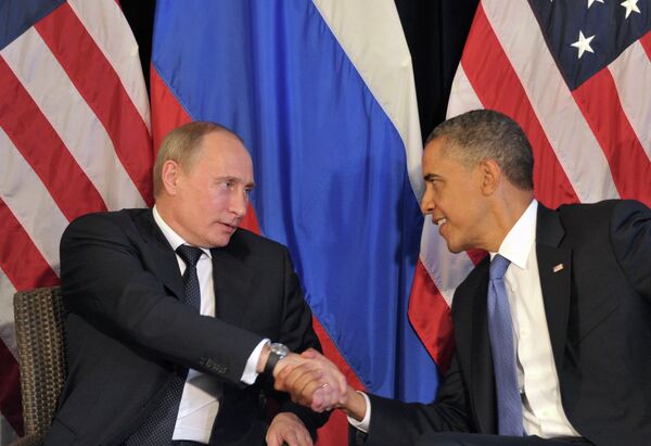 Vladímir Putin y Barack Obama (archivo) - Sputnik Mundo