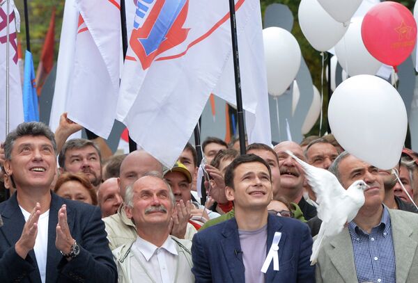 Arranca en Moscú la tercera Marcha de los Millones de la oposición - Sputnik Mundo