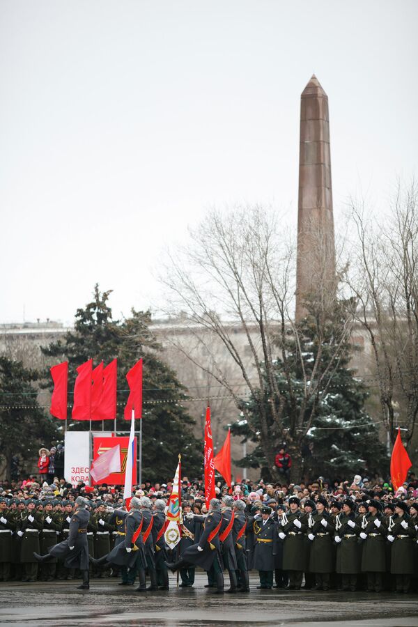 Rusia celebra el 70 aniversario de la victoria en la Batalla de Stalingrado - Sputnik Mundo