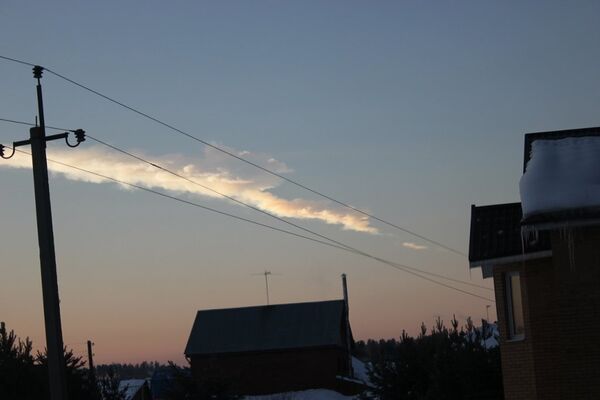 Caída de un meteorito en los Urales - Sputnik Mundo