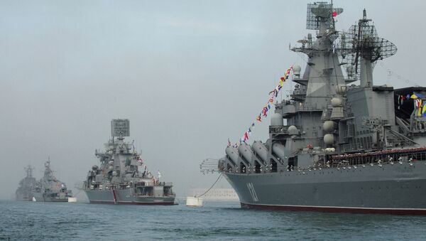 Buques de la Flota del Mar Negro en Sebastopol (archivo) - Sputnik Mundo