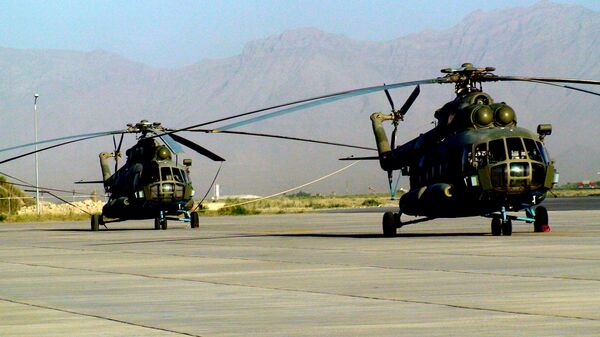 Helicópteros rusos Mi-17 en Afganistán - Sputnik Mundo