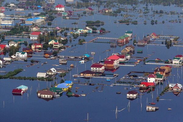 Exceden 50.000 los afectados por inundaciones en el Lejano Oriente ruso - Sputnik Mundo