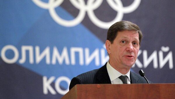 Alexandr Zhúkov, el presidente del Comité Olímpico de Rusia (archivo) - Sputnik Mundo