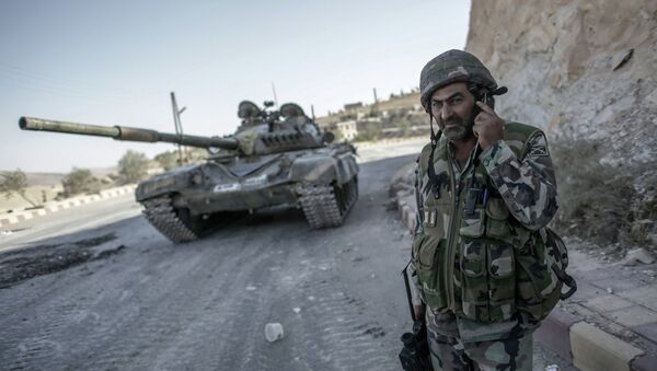 Soldado sirio en Malula (Archivo) - Sputnik Mundo