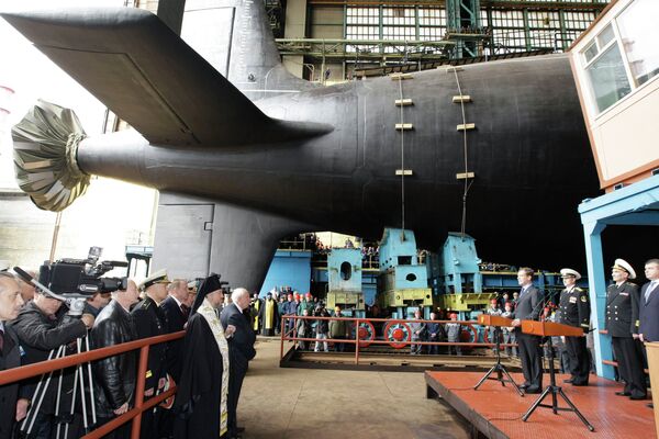 El submarino nuclear Severodvinsk - Sputnik Mundo