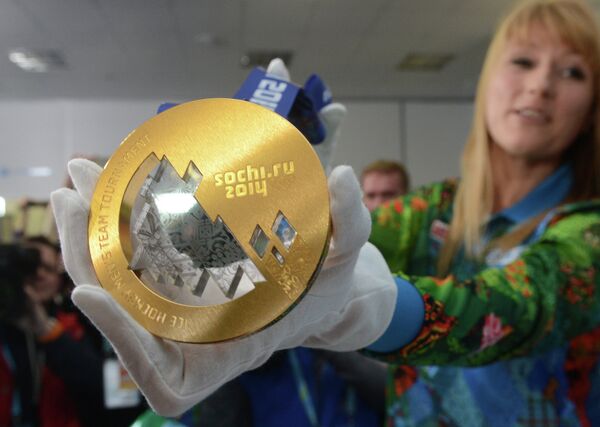 Las medallas olímpicas llegan a Sochi - Sputnik Mundo