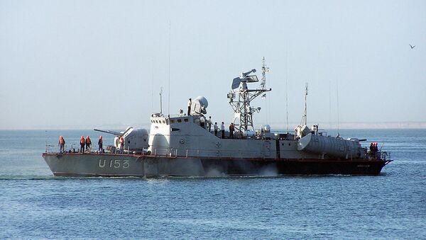 El barco de misiles Priluki entregado a la Armada ucraniana - Sputnik Mundo