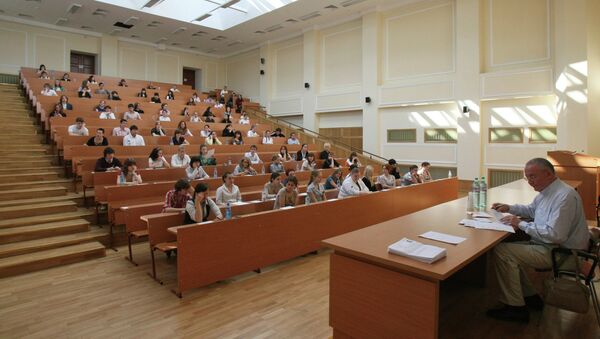 En una universidad rusa - Sputnik Mundo