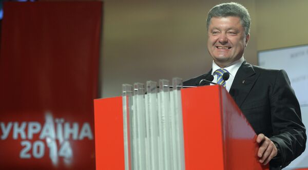 El presidente electo de Ucrania, Piotr Poroshenko - Sputnik Mundo