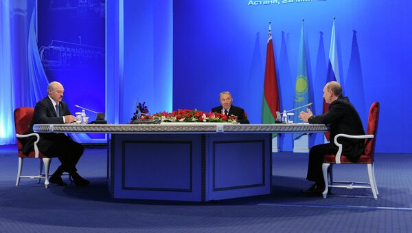 Una reunión de los jefes de estados miembros de la UEE - Sputnik Mundo