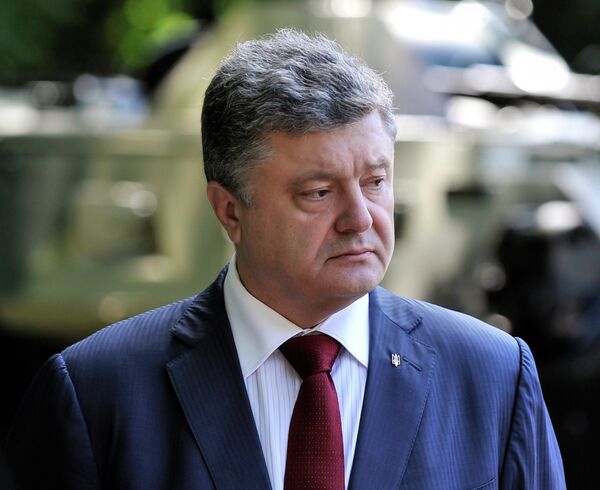 El presidente ucraniano, Petró Poroshenko - Sputnik Mundo