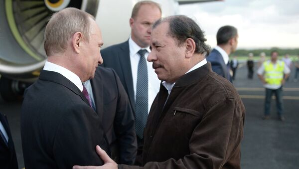 Vladímir Putin, presidente de Rusia, y Daniel Ortega, presidente de Nicaragua - Sputnik Mundo
