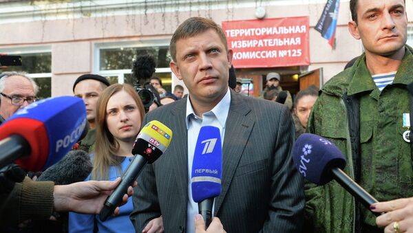 Alexandr Zajárchenko, primer ministro de la autoproclamada República Popular de Donetsk (RPD) - Sputnik Mundo