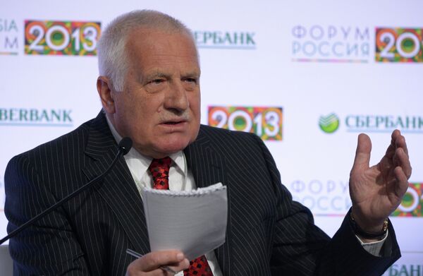 Václav Klaus, ex presidente de la República Checa - Sputnik Mundo