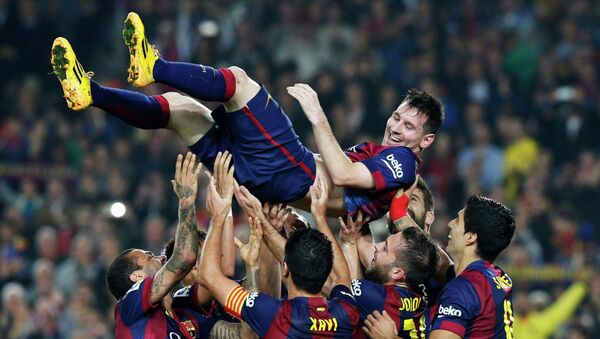 Messi, el máximo goleador de la historia de la Liga española - Sputnik Mundo