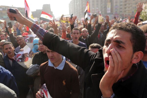 Manifestaciones de protesta en Egipto - Sputnik Mundo